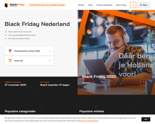 Black Friday Nederland Logo